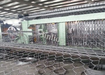 Double Twist Gabion Machine Heavy Duty Hexagonal For 3.2 Mm Wire