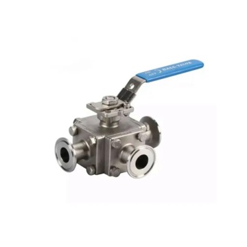 3 Way Full Bore Encapsulated Ball Valve