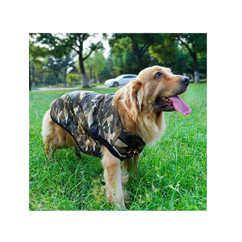 Camo Dog Jacket Coat for Big Dogs