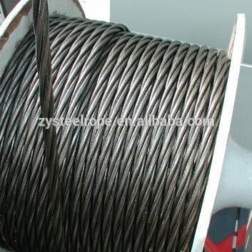 galvanized steel wire ropes, ungalvanized wire rope for crane and lifting