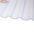 Heat insulation trapezoidal corrugated PVC hollow roof sheet popular in Indonesia