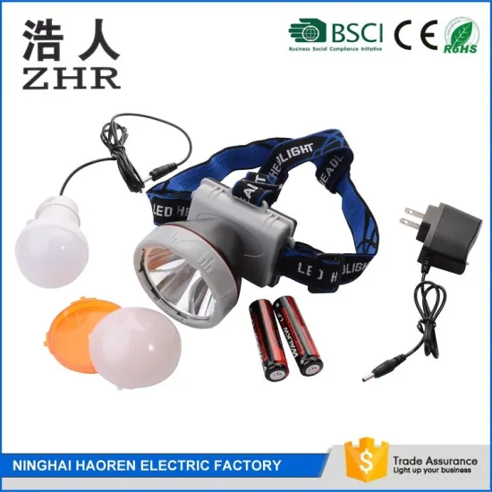 New Design factory supply 3 AAA round headlight