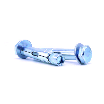 Hex Head Bolt Sleeve Anchor Zinc Plated Sleeve Anchor with Hexagon Flange Nut Factory