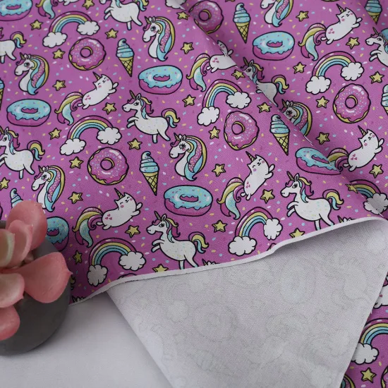 Custom Soft Cartoon Digital Printed Cotton Fabric for Kids Garment