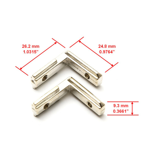 L Connector for Aluminum Extrusion