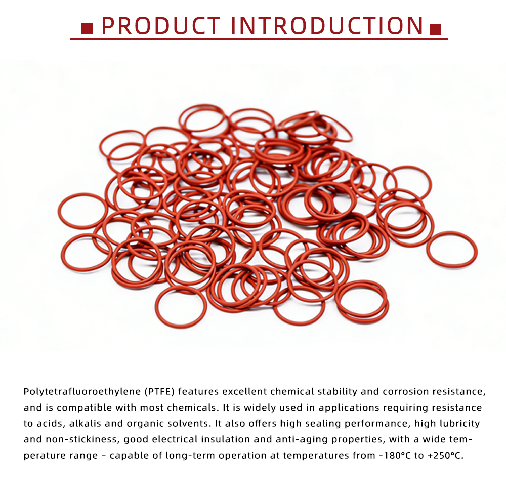 Multi-Size Red Silicone O-Ring Kit X