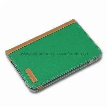 PU Leather Case with Flex Strap, Made of PU and Canvas Materials