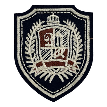 Gold Thread Embroidered Patches and Badges for Clothing and Accessories
