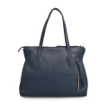 Large Hailey Crossgrain Leather Shopping Shoulder Bag