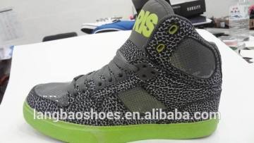 2014 high ankle sport shoes board shoes leopard outlook