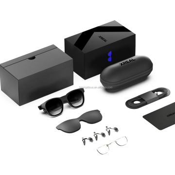 Xreal Nreal Air Smart AR Glasses: 79g, 46° FOV, Micro OLED, 400 nits Brightness, Dual Microphones