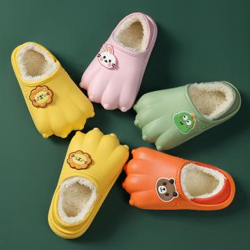 Winter Warm EVA Material Cotton Lining Slippers