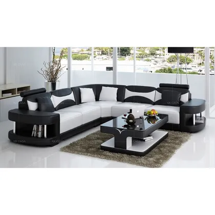 U Shaped 7 Seater Corner Sofa Set - Factory Wholesale Living Room Combination Sofa