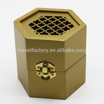 Hot sale square shape wood incense burner