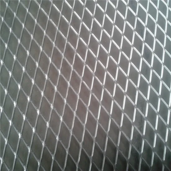 Silver roll type Stainless steel expanded metal mesh