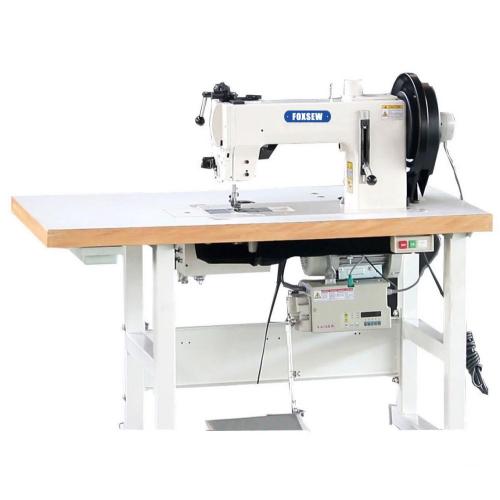 Máquina de coser de costura de costura de alimentación compuesta de cama plana