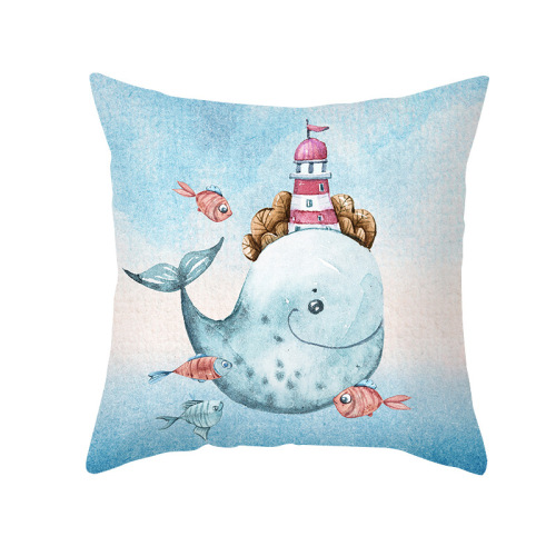 Digital Printing Pillowcase Creative Letter Pattern Decoration Living Room Pillowcase Supplier