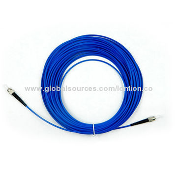 Armoured fiber-optic patch cord