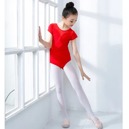 Big Neckline Dance Dress with Short Sleeves, Bow Detail, and Ballet Jumpsuit: Your Perfect Dancewear Solution
