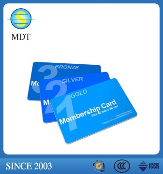 Standard size(86*54*0.76mm)salon membership card with QR code