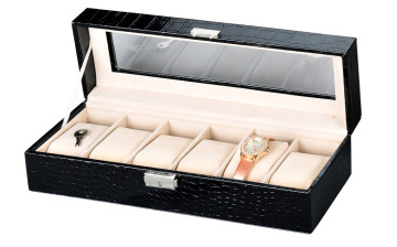 2014 High Quality Customized Made-In-China Luxury Clear Box Watch