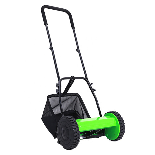16-inch walk behind hand push manual lawn mower