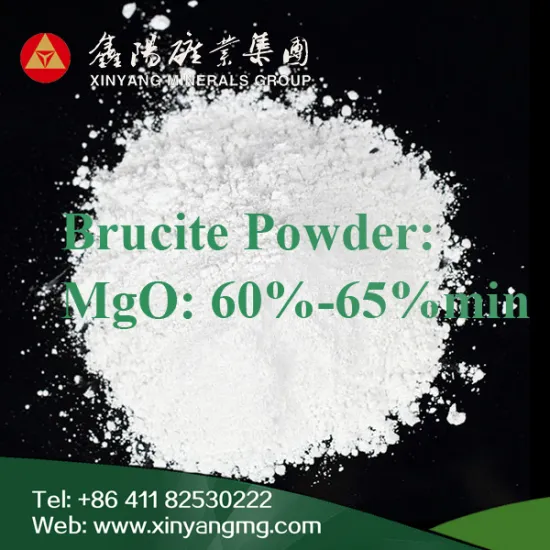 Magnesium Hydroxide Brucite Powder Mg(oh)2