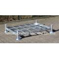 Rack de paletes galvanizado no euro