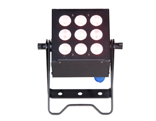 Lightweight square led par light 9x10w RGBW 4 in 1