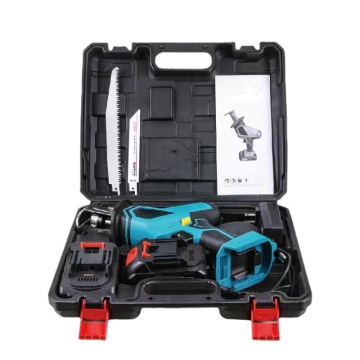 Rechargeable Electric Saber Saw: Cordless Reciprocating Saw for Wood, Plastic, and Metal