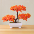 Artificial Plant Artificial Flower Home Decor Bonsai Tree Pot Plant Fake Flower Potted Ornament For Home Room Garden Decoration