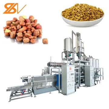 Automatic Pet Food Production Line - 100kg/h to 6ton/h Dog Food Making Machines