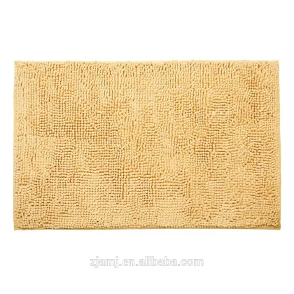 Chenille shaggy door rug