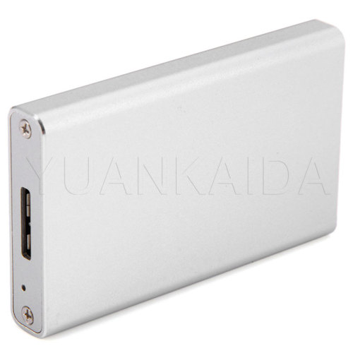 Aluminum USB 3.0 to mSata Hard Disk Case