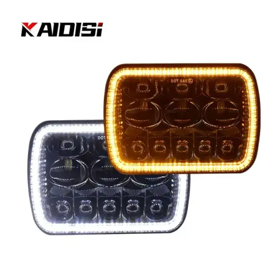 Best Quality 7X6 LED Headlights: High Performance 75W High and Low Beam Square Headlamps for Car, Truck, and Motorcycle Driving Lights