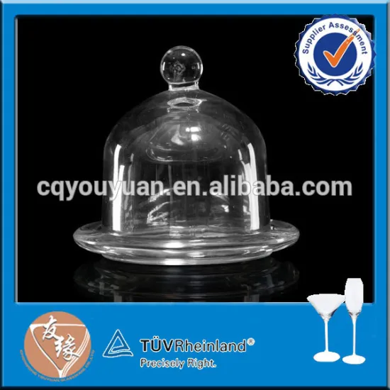 Cheap wholesale glass cake dome cover