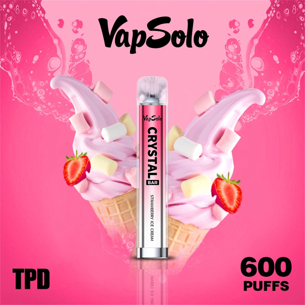 Bán buôn vapsolo pha lê 600 tpd puffs Vape