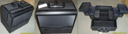 Black ABS tool box