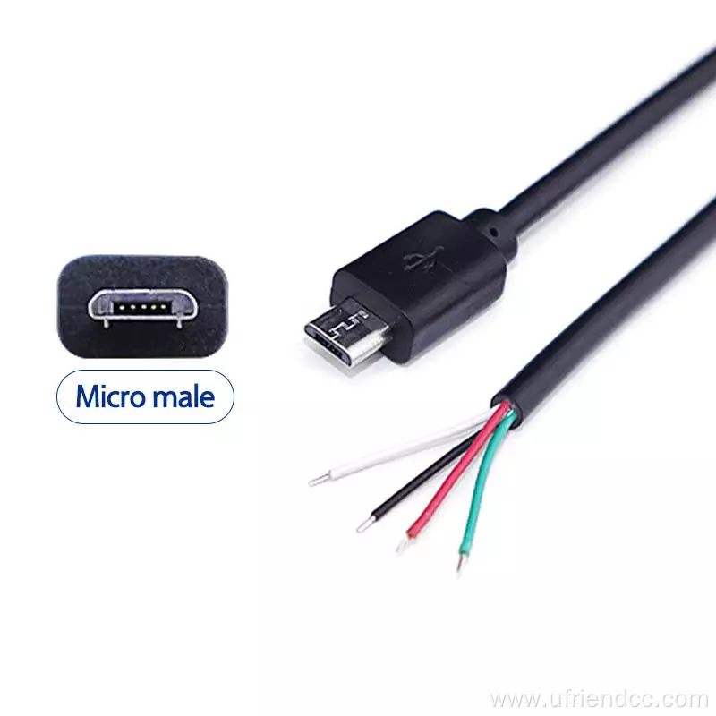 End cable cord Pigtail Data Charging Cable