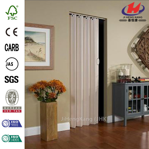 JHK-F01 Dubai Frameless acordeón comercial Interior puerta plegable