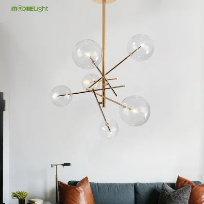 Postmodern Gallotti & Radice Bolle Chandelier in Hotel Restaurant Living Room Bedroom