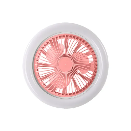 Affordable 25W ABS LED Ceiling Fan Light with Remote Control for Bedrooms