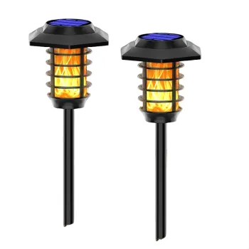 New Solar Flame Light: 66 LED Outdoor Landscape Lighting for Courtyards, Gardens, and Lawns