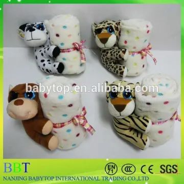 baby blanket plush animal blanket soft blanket with animal plush