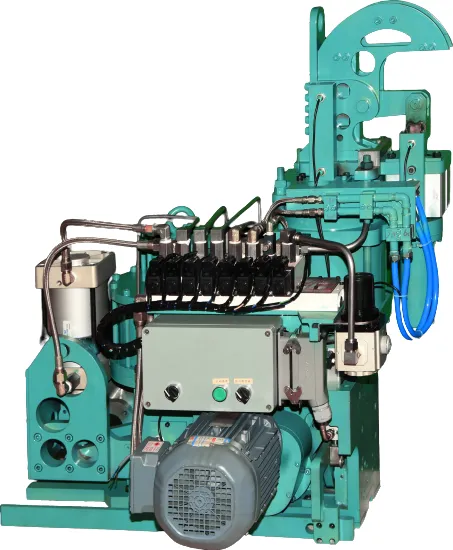 Pneumatic tensioning strapping machine head