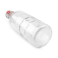 1000 ml geprägte Glasflaschen mit Clip Clamp Deckel