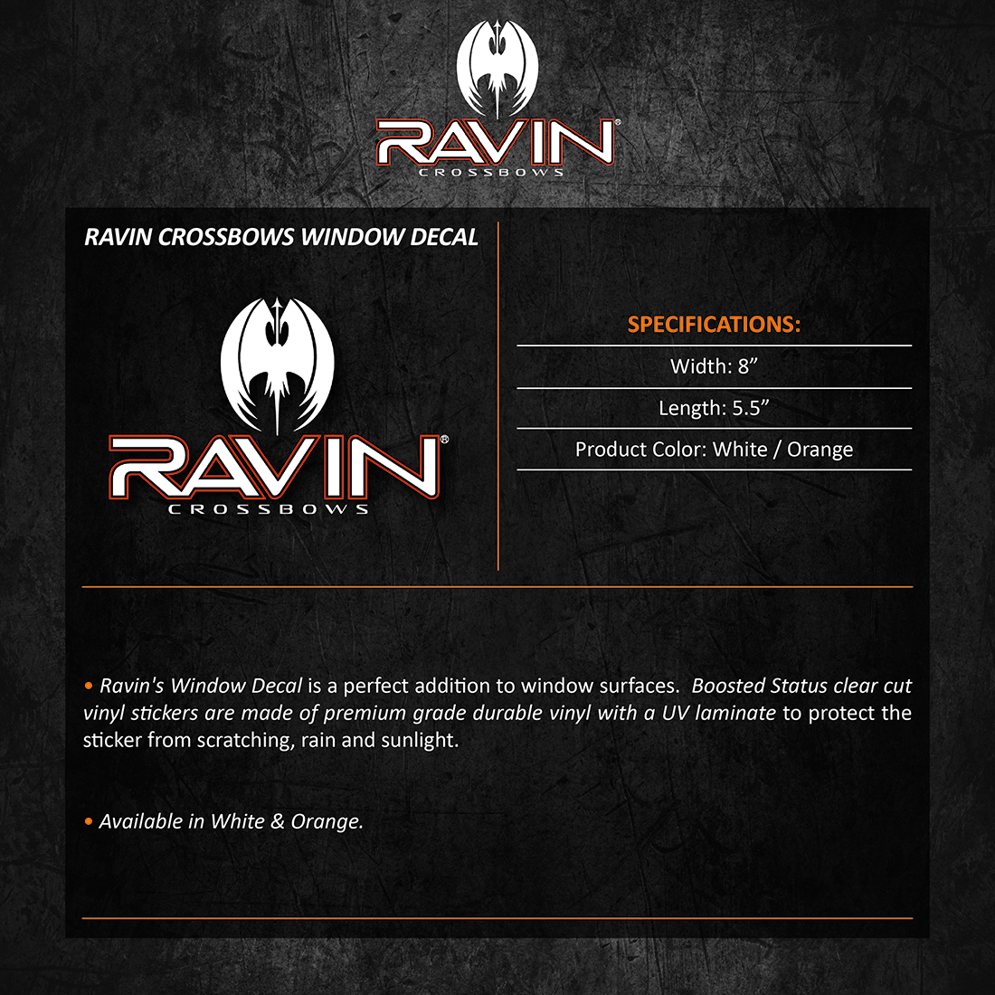 Ravin_Crossbows_Window_Decal_Product_Description