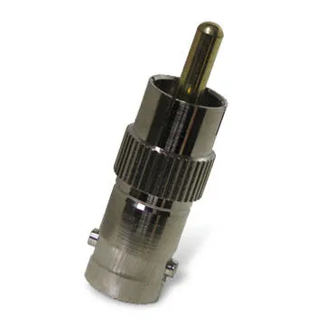 RCA Male to BNC Female Connector with Nickel Finishing