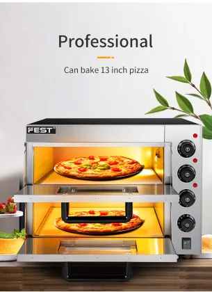 Commercial Professional Electric Conveyor Pizza Oven 40L