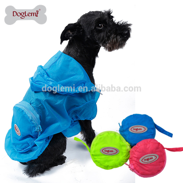 Foldable Skin Wear Dog Pet Raincoat UV Resistant Dog Jacket Cloth
